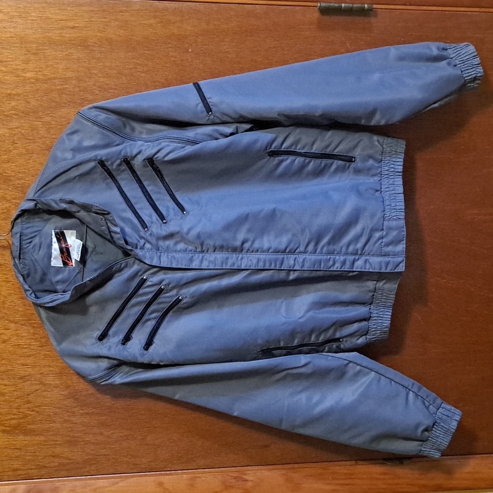 Vintage Banzai 100% Nylon Jacket with Zip-Off Sleeves Size Small (38)